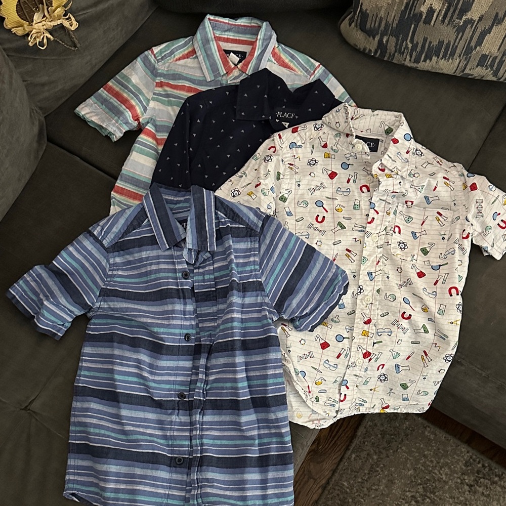 The Children's Place Multicolor Button Down Shirts